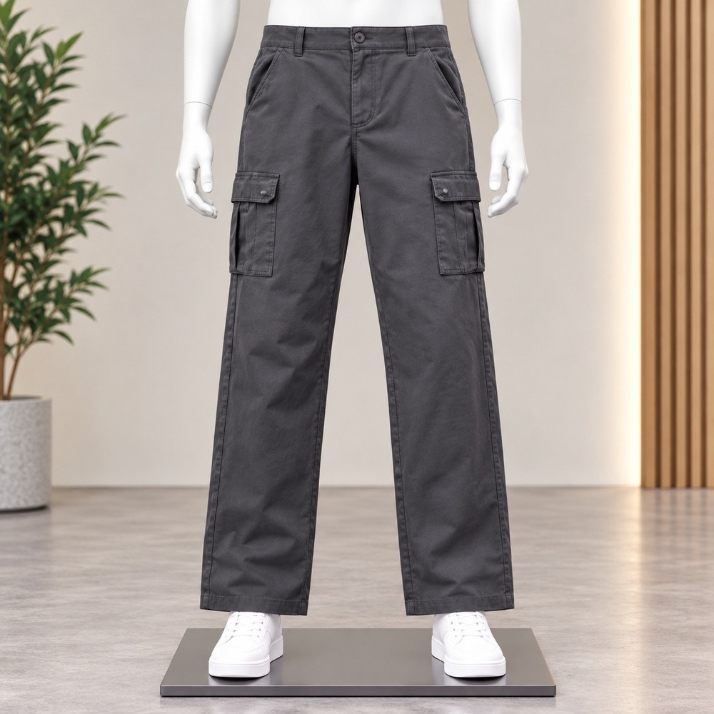 Red Kap Cargo Work Pants Mens 34x32 Black PT88BK0 Twill Straight Leg Utility
